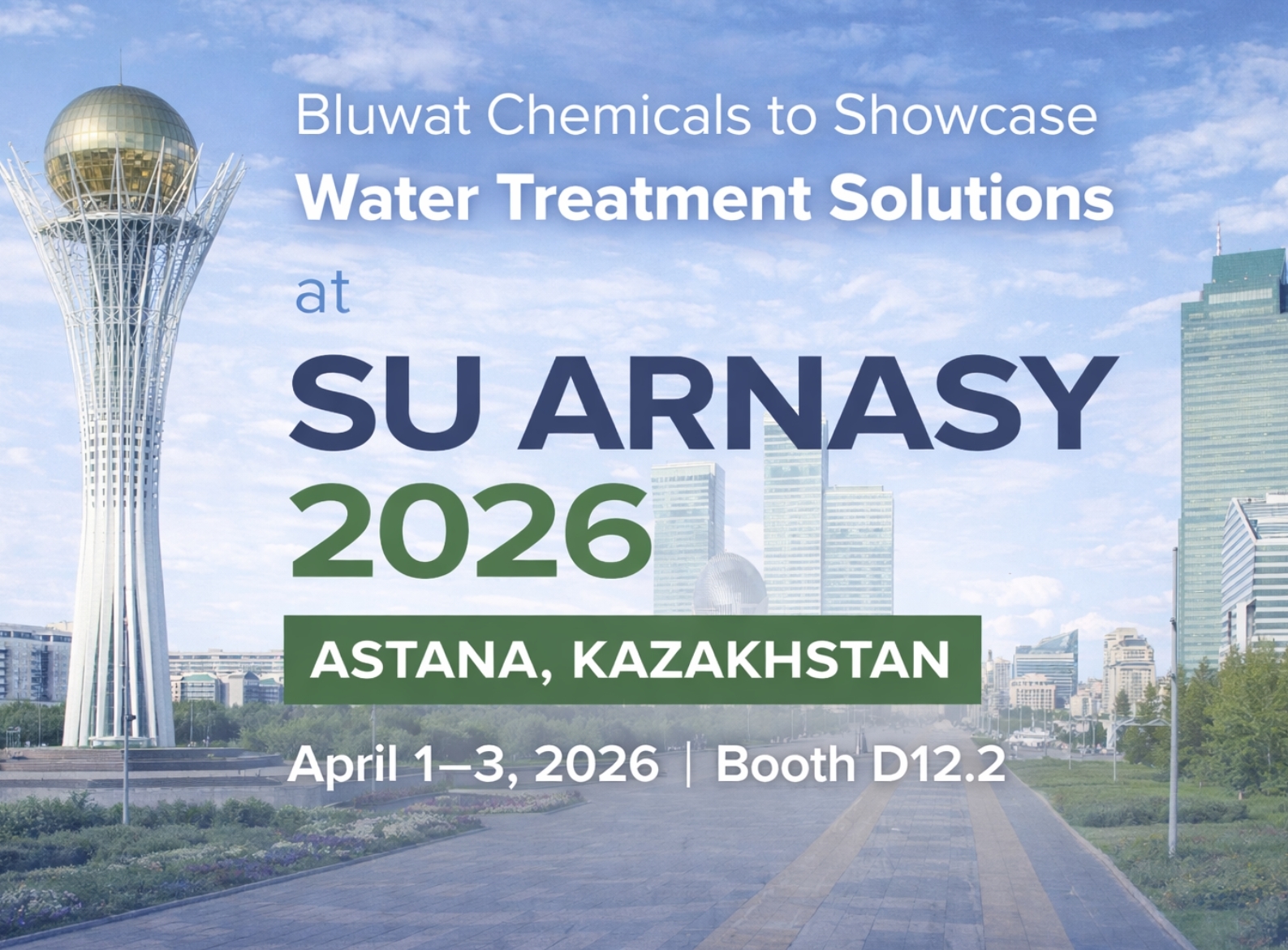 Şirketin en son blog yazıları Bluwat Chemicals, Kazakistan'da SU ARNASY 2026'da Su Arıtma Çözümlerini Tanıtacak