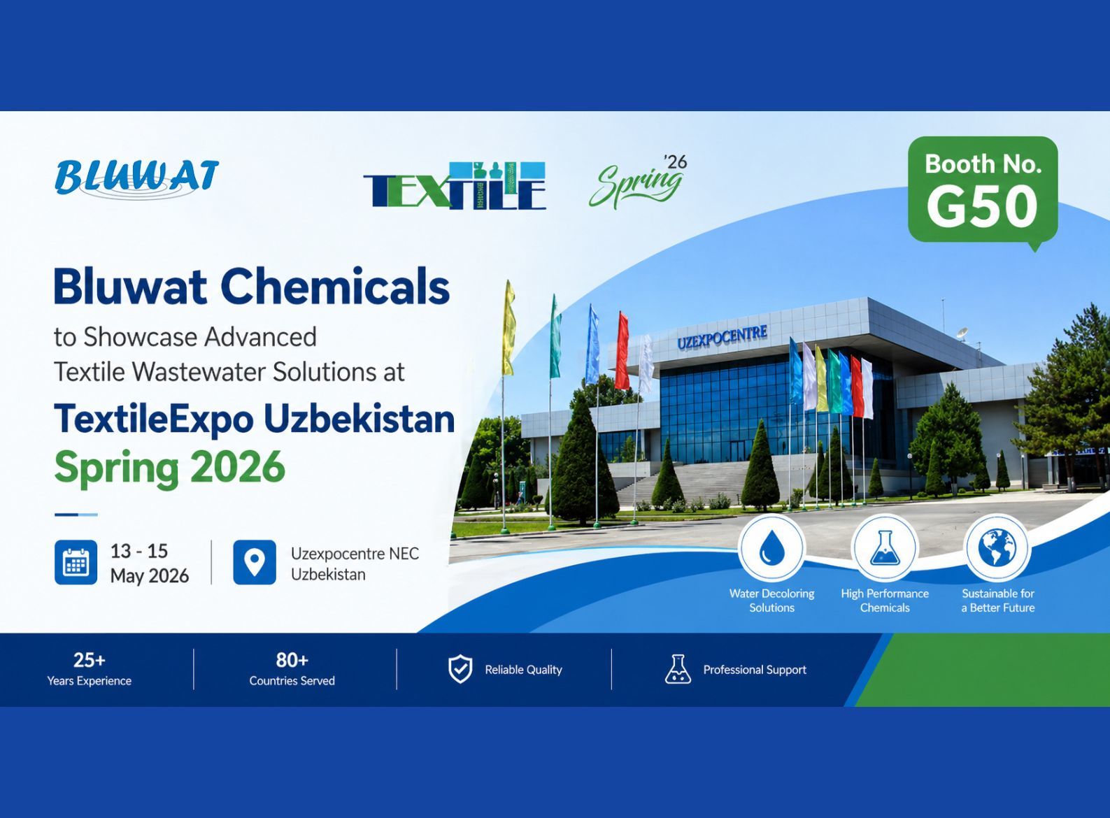 Şirketin en son blog yazıları Özbekistan'da Tekstil Atıksu Arıtma Projelerini Bluwat Chemicals Nasıl Destekliyor