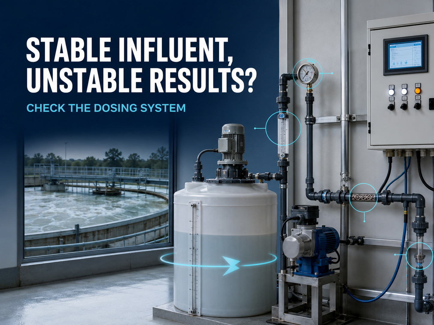Şirketin en son blog yazıları Stable Influent but Unstable Treatment Results? Check the Chemical Dosing System