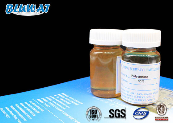 satın al Su Arıtma Kuvaterner Amonyum Katyonik Polimer% 50 Sıvı Poliamin çevrimiçi üretim