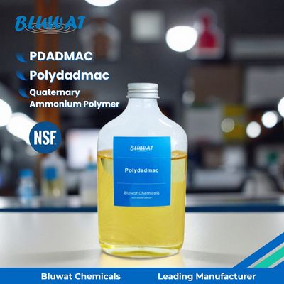 satın al Dördüncül Amonyum Polimeri (PolyDADMAC) Endüstriyel Su Arıtma ve Kanalizasyon Çamuru Şartlandırması için Poliamin Koagülant | Bluwat Chemicals çevrimiçi üretim