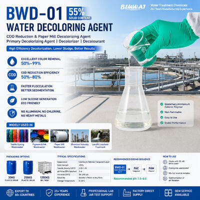 satın al Bwd-01 Kabak Redüksiyonu ve Kağıt Fabrikası Renksizleştirici Birincil Renksizleştirici Renksizleştirici Renksizleştirici Su Renksizleştirici çevrimiçi üretim