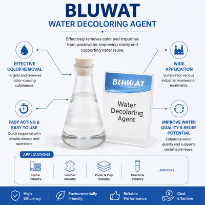 satın almak BWD-01 Yüksek Renkli Endüstriyel Çöplükler İçin Renk Kaldırıcı Ajanı, Renk Kaldırıcı %50 ila %99 ve COD azaltıcı %50 ila %80 çevrimiçi üretim