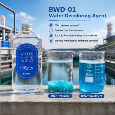 satın al BWD-01 Bentonit Alternatif olarak Kationik Şarj Etkisizleştirme için %55 Katı İçeriğiyle Su Renksizleştirici çevrimiçi üretim