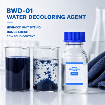 satın almak BWD-01 %50-%55 Yüksek KOİ'li Örme Boyama Atık Suyu için Renk Giderici Ajan (Bangladeş) çevrimiçi üretim