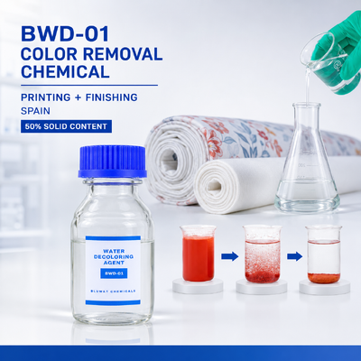 satın almak İspanya'da Tekstil Baskı ve Apre Atık Suları İçin BWD-01 %50 Renk Giderici Kimyasal çevrimiçi üretim