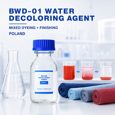satın almak BWD-01 Polonya'da Tekstil Atık Suyu Arıtma için %50 Katı İçeriği ve pH 3-6'lık Su Renkleyici çevrimiçi üretim