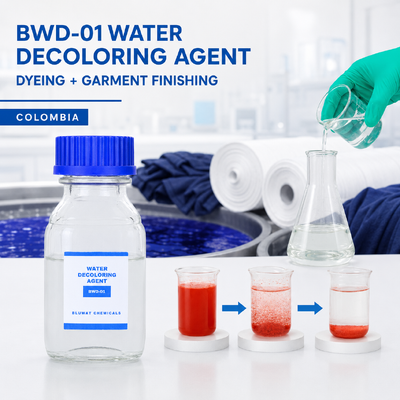 satın almak Kolombiya'da Tekstil Boyama ve Konfeksiyon Bitirme Atık Suları İçin BWD-01 Su Renk Giderici çevrimiçi üretim