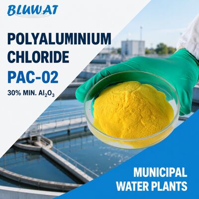 satın almak PAC-02 Belediye su tesisleri için 45-85% temellik ve % 30 Min. Al2O3 içeriği olan Polyaluminyum klorür çevrimiçi üretim