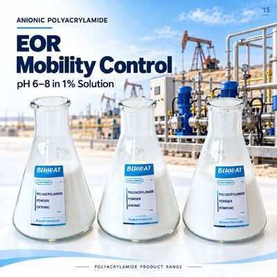 satın almak Anionic Polyacrylamide APAM pH 6-8 in 1% Solution for EOR Mobility Control in 25kg Kraft Paper Bag çevrimiçi üretim