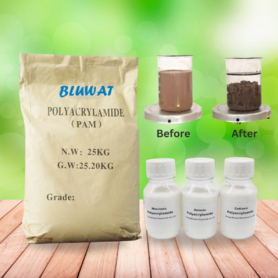 Blufloc AA6518 Su Temizlemesinde Kullanılan Polyelectrolyte Polyacrylamide Polimerler