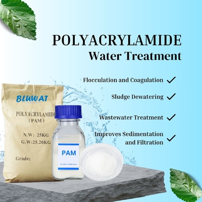 Aniyonik Kationik İyonsuz Polyacrylamide PAM Su Temizleme Flocculation ve Koagülasyon için Polyelectrolyte