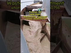 Kum Tesisi Atık Suyu Arıtma için Polyacrylamide Polimerler Flocculant