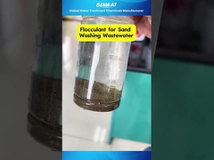 #Sandwashing Wastewater için flocculant. # Polyacrylamide reaksiyon testi!